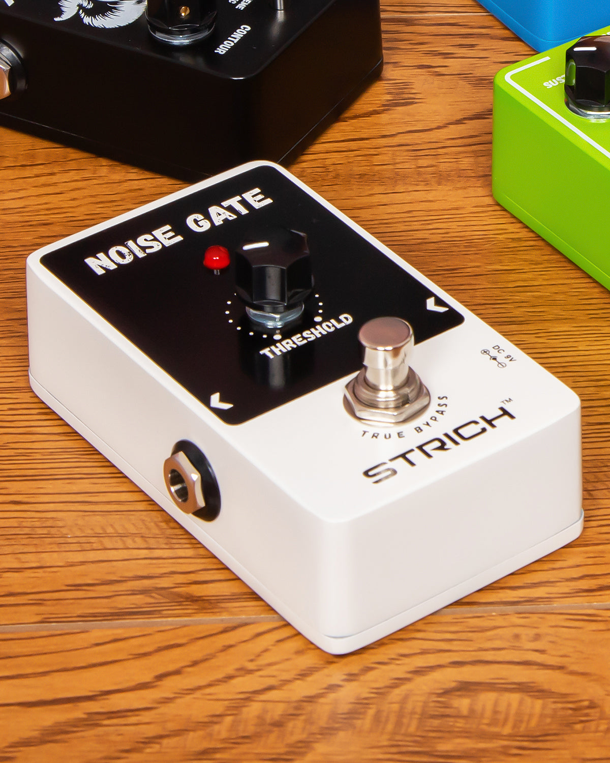 STRICH Noise Gate Guitar Pedal, Noise Suppressor Guitar Pedal Noise Killer Effect, True Bypass for Electric Guitar, White